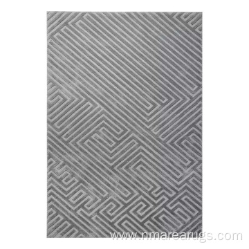 Hand tufted wool modern rugs for hotel room